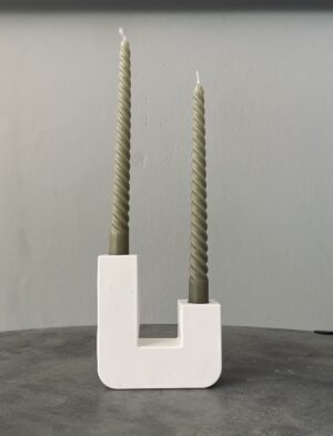 minimal candlestick white minimal candlestick white