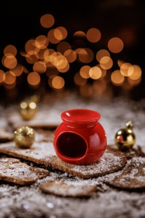 aroma glow burner red