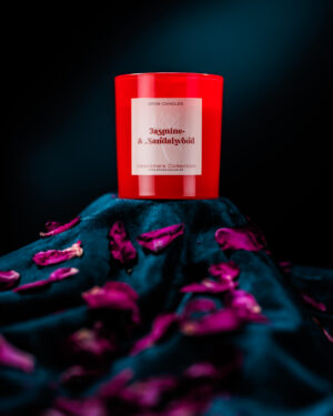 jasmine + sandalwood candle