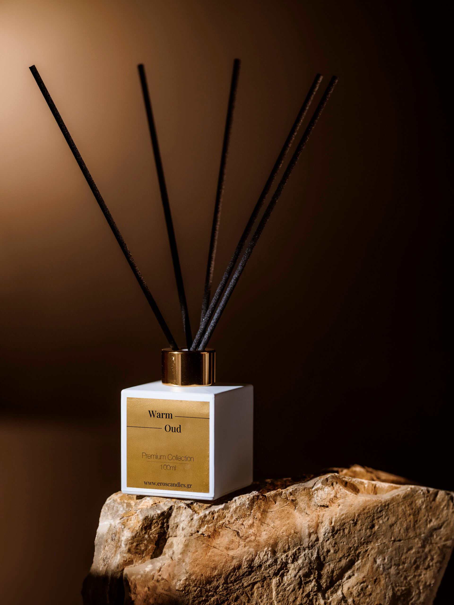 warm oud diffuser 100ml Λευκό Ματ