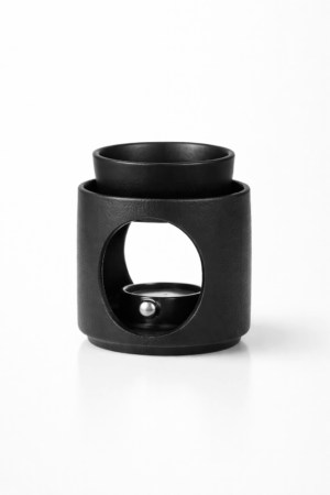 noir ceramic wax burner