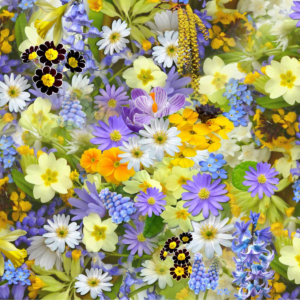 spring flowers wax melt 70gr